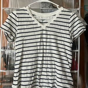 OLD NAVY Striped V-Neck Women's Top
